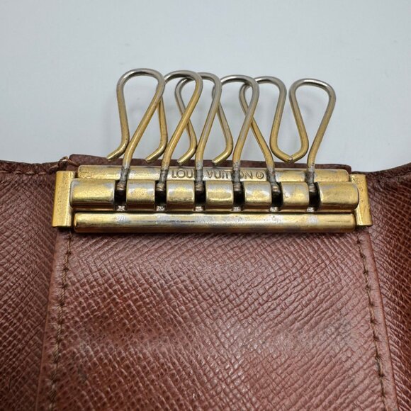 Louis Vuitton Six-Key Multicles Holder Signature Monogram Canvas Brown One Size - Picture 7 of 14